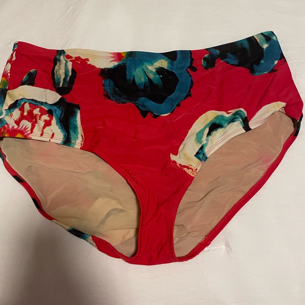 Lela Rose bikini bottoms floral print
